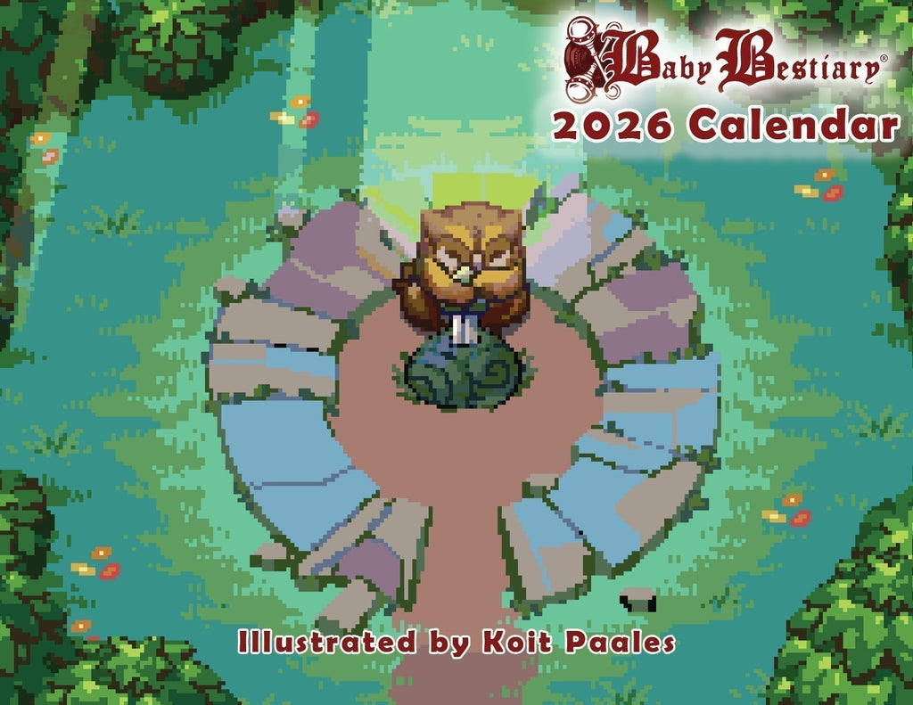 Baby Bestiary 2026 Calendar Update
