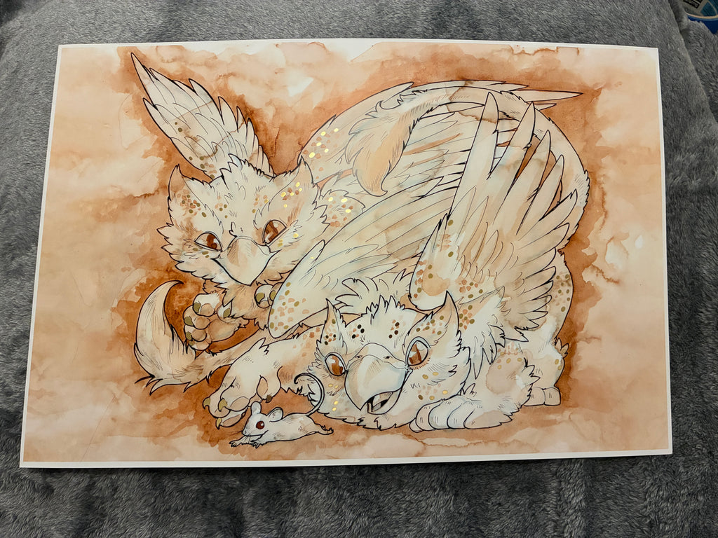 Coffee Stain Griffin Hatchling (FOIL)