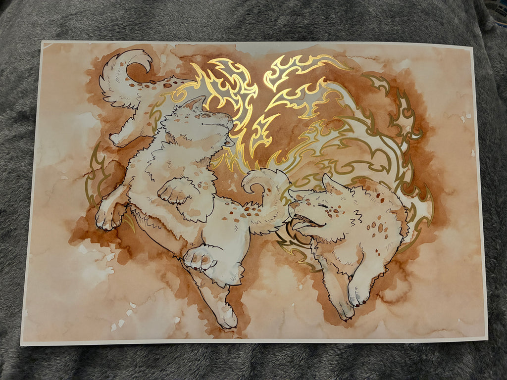 Coffee Stain Blink Puppies (FOIL) (USA)