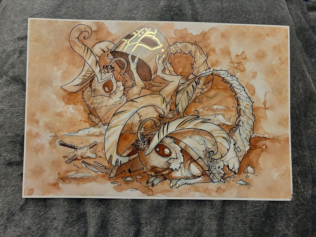 Coffee Stain Rust Weevil (FOIL)