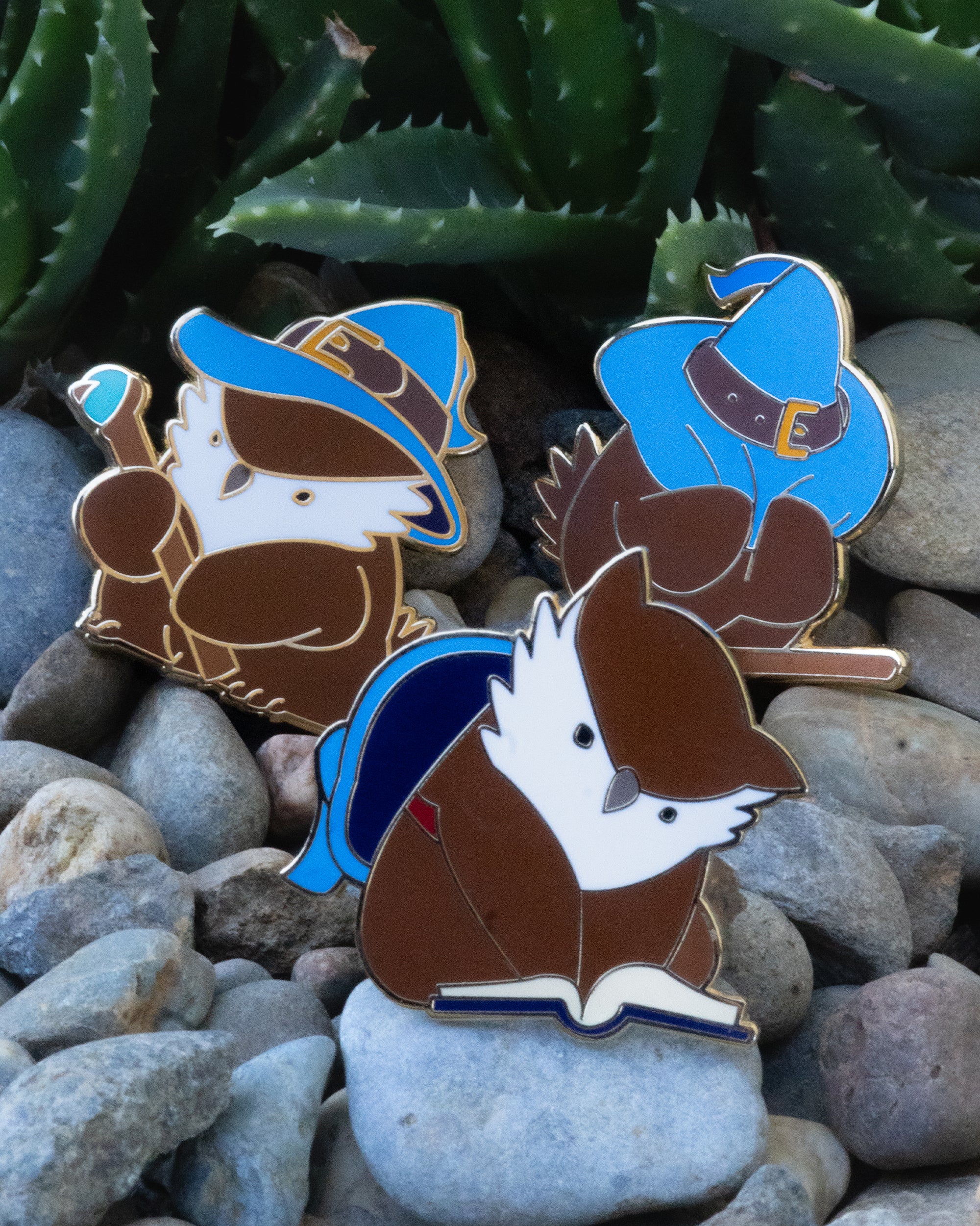 Owlbear Wizard Pins (USA) – Baby Bestiary
