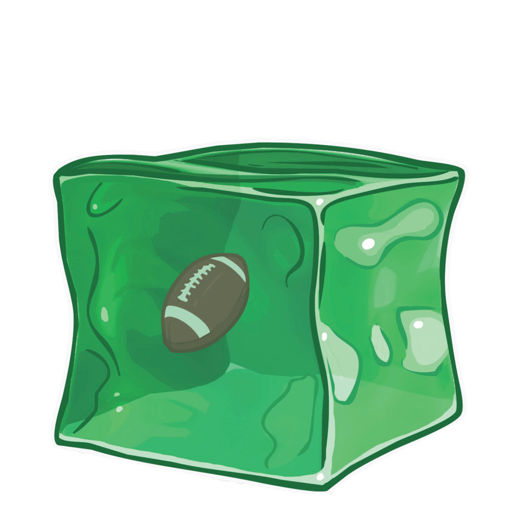 Sporty Gelatinous Cube Sticker