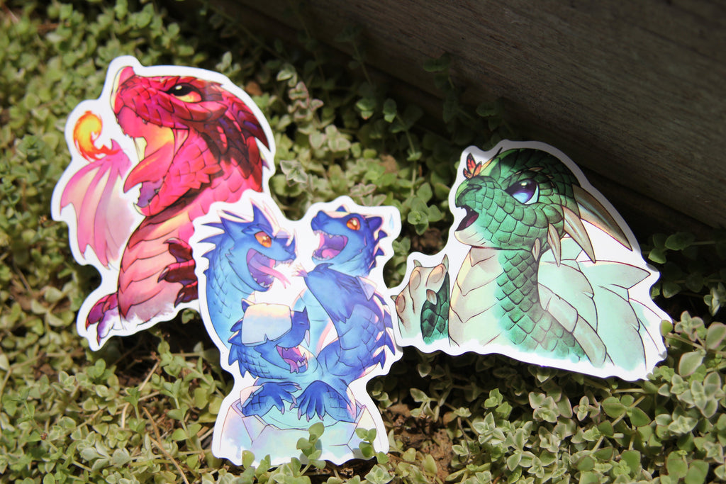 Sticker Pack (x3): Nakano Dragons