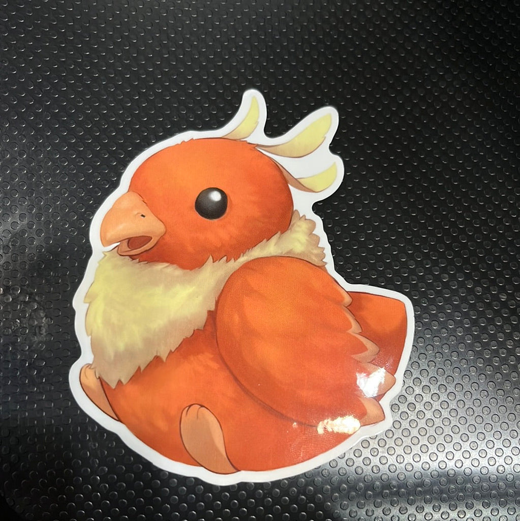 Pheonix Plush Sticker